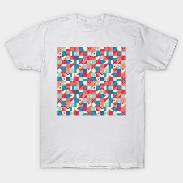 Geometric Bauhaus T-Shirt by Unalome_Designs